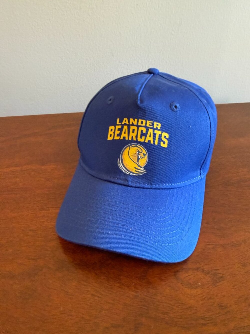 Lander University Bearcats Velcro Baseball Cap NWT